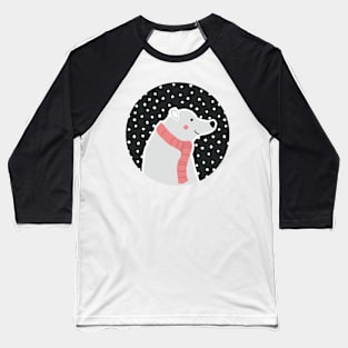 Merry Christmas - Polar Bear Baseball T-Shirt